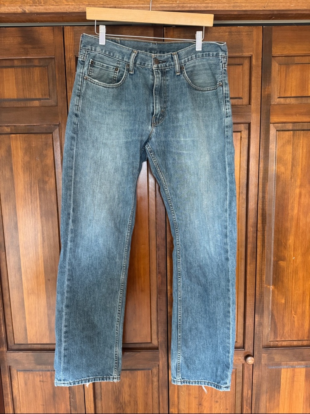 Levi's 559 Men's Faded Blue Straight Jeans 32x34